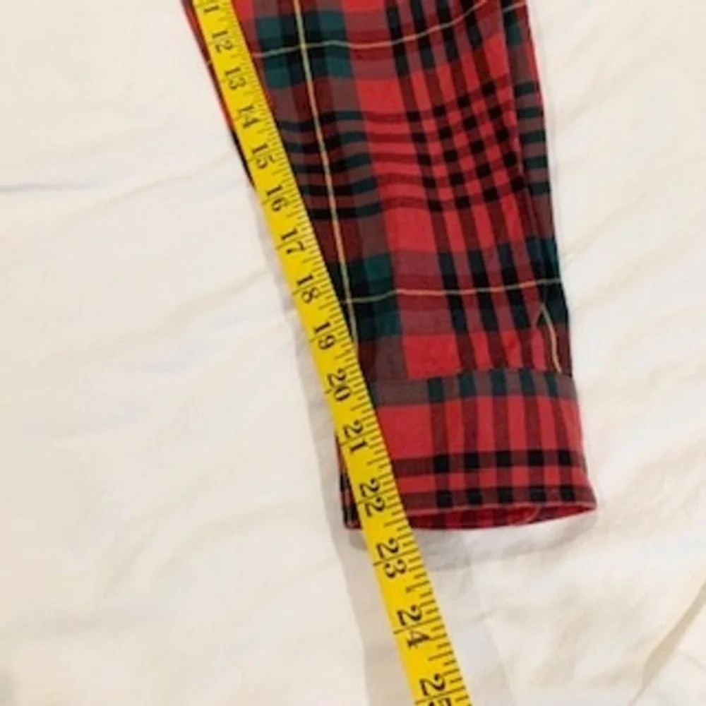 Polo Ralph Lauren Mens XXL Red Plaid Cotton Wool Blend Button Down Flannel Shirt